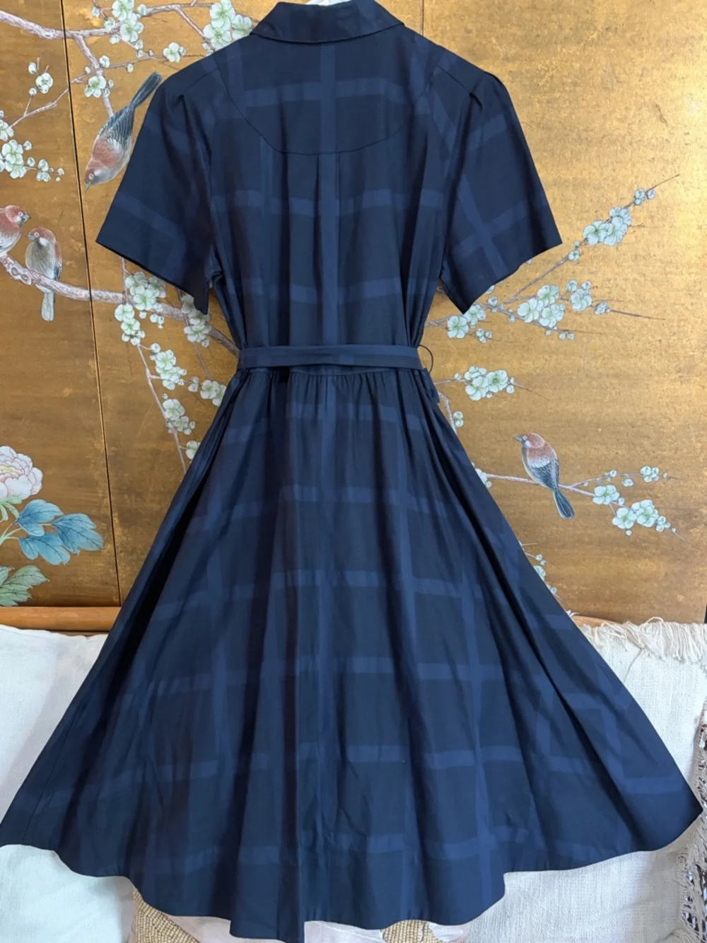 NWT Brooks Brothers 100% cotton button down shirt dress. Old money, classic - Picture 6 of 12